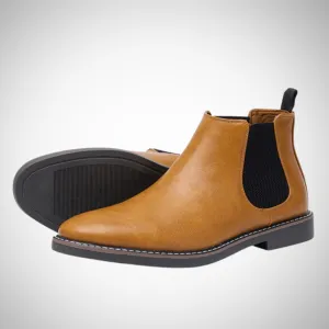 Terje Casual Vegan Leather Chelsea Boots