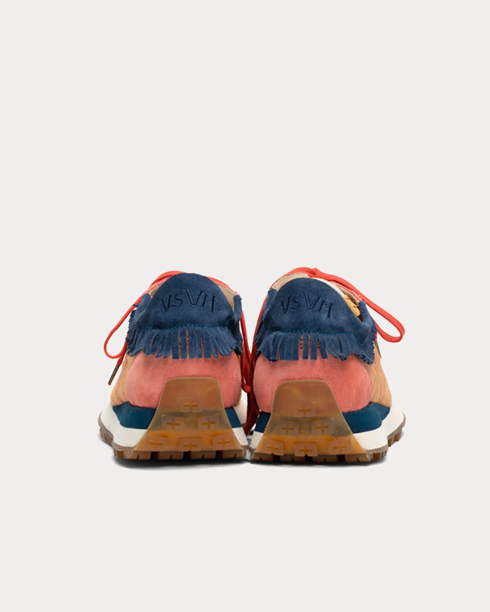 Walpi Runner Cotton & Nylon Orange Low Top Sneakers